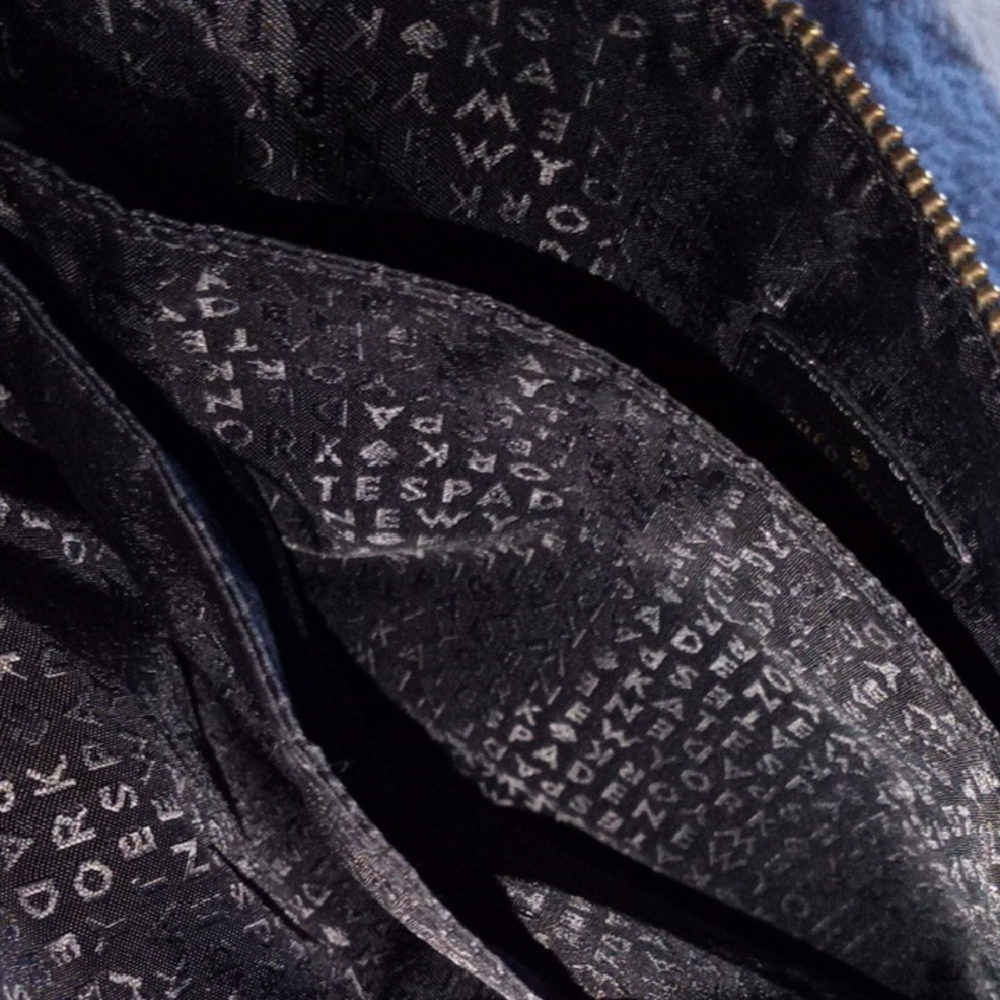 Kate Spade Black and Purple Floral Clutch - Picture 4 of 4